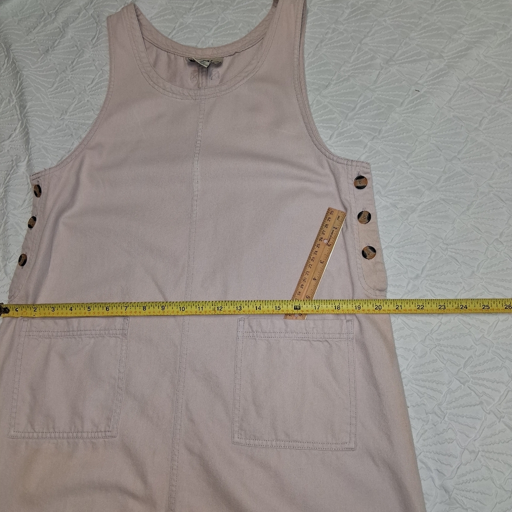 Original Ty wear 90s  Midi Dress Pale Purple Style Tencel Sleeveless Size 10 - Picture 6 of 16